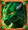 Dragon's Dawn Símbolo del dragón verde