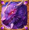 Dragon's Dawn Símbolo del dragón morado