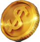 Most Wanted Símbolo de moneda de oro