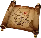 Cursed Treasure Símbolo del mapa