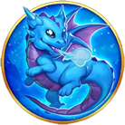 Merlin's 10K Ways Símbolo del Dragón Azul