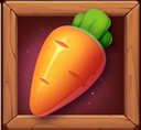 Oink Farm 2 Símbolo de la zanahoria