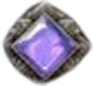 Stone Gaze of Medusa Símbolo de la gema púrpura