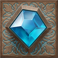 Ancient Tumble Símbolo de la gema azul