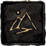 Cursed Crypt Símbolo de la montaña