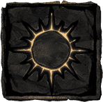 Cursed Crypt Símbolo del sol